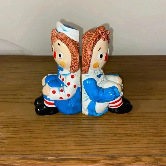 Raggedy Anne and Andy 1970 edition book ends - Picture 3 of 4